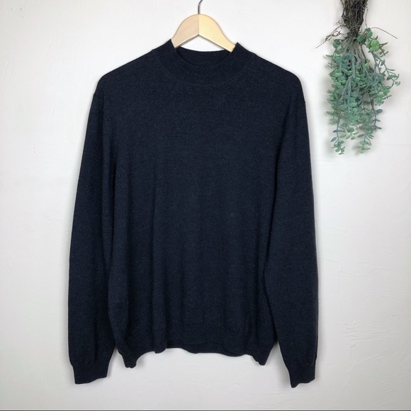 Brooks Brothers Other - Brooks Brothers 346 Italian Merino Wool Mock Neck Sweater